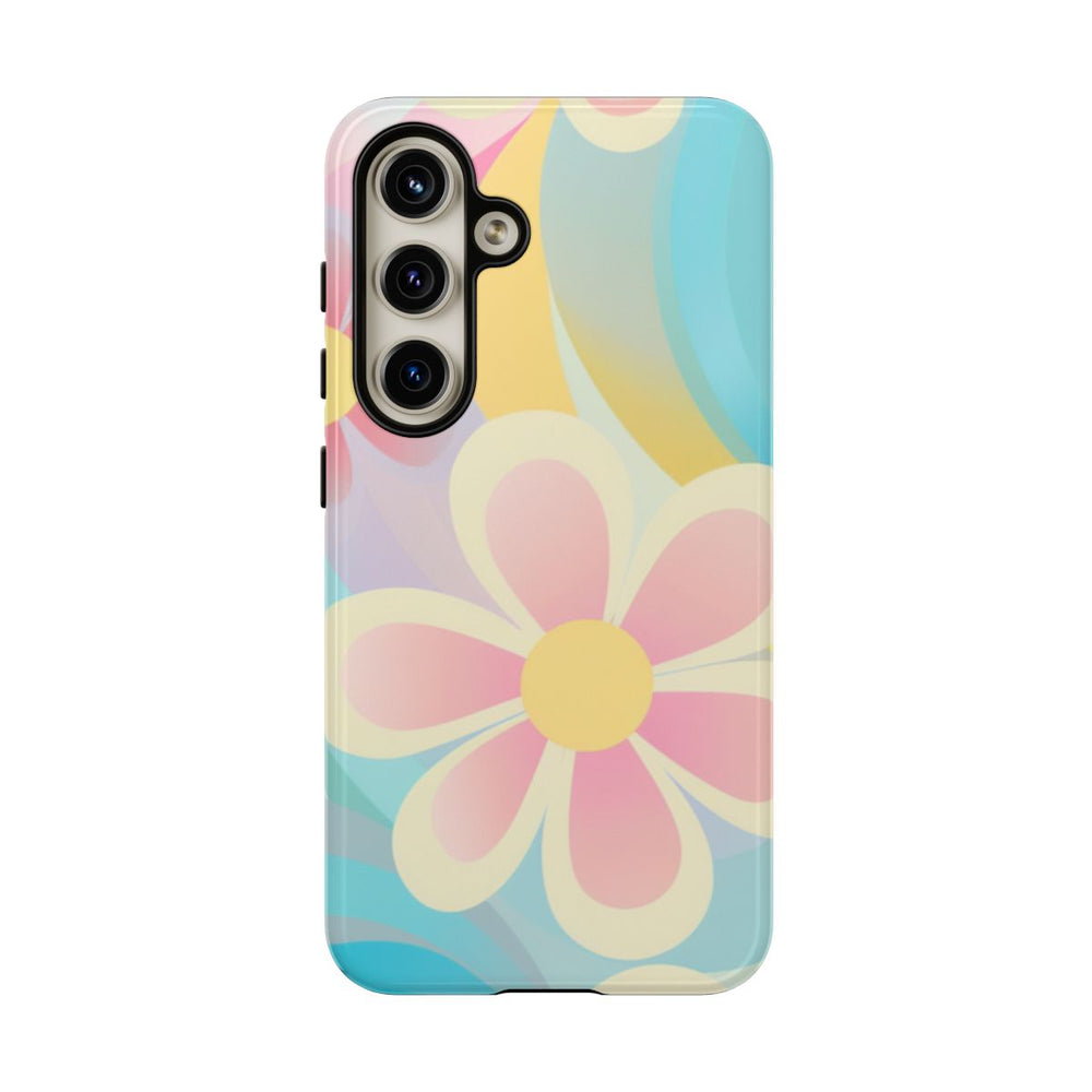 Pastel Groovy Bloemenpatroon