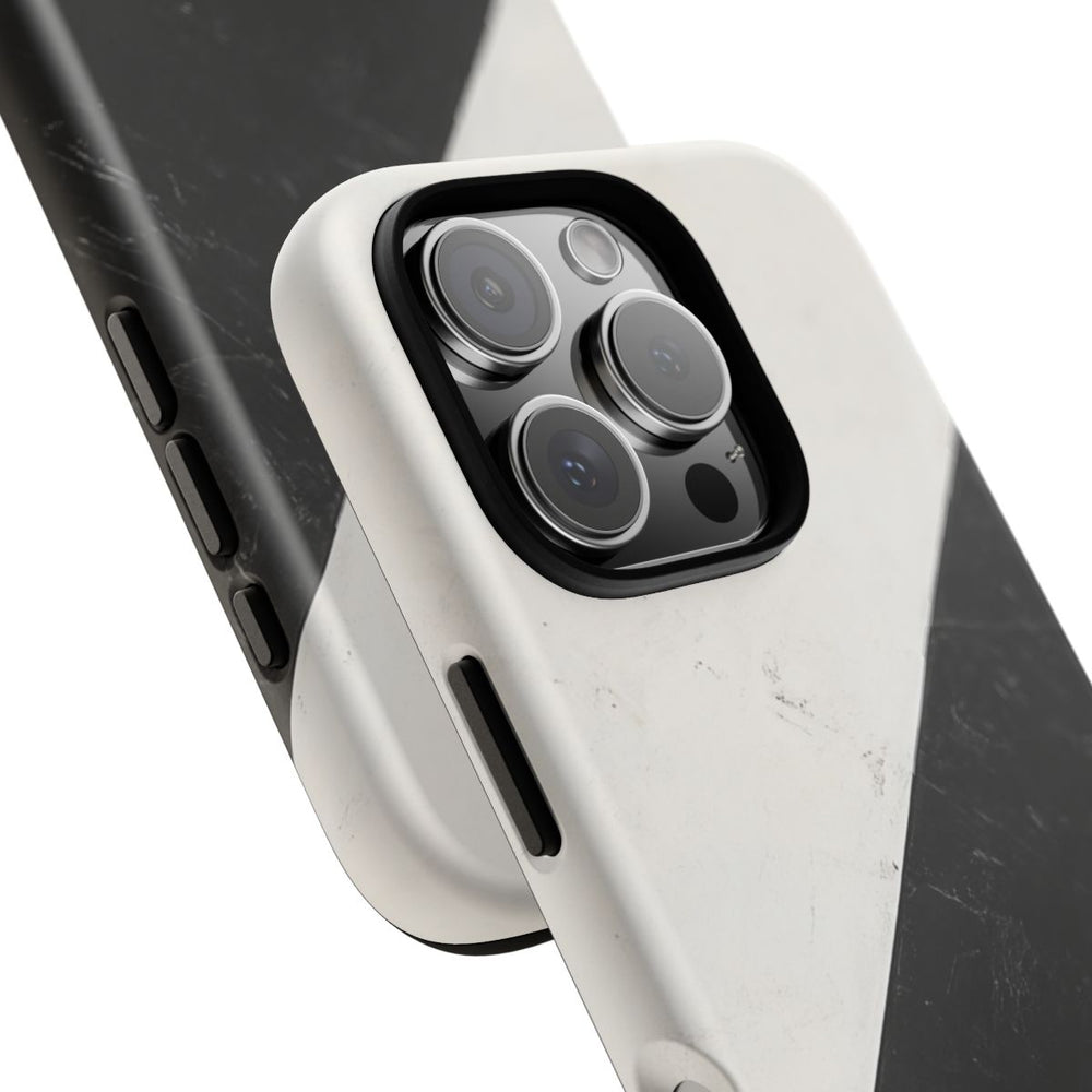 Zwart-Wit Driehoek Vlag Ontwerp