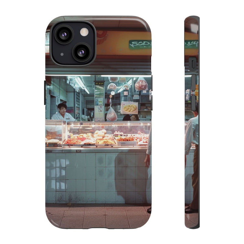 Straatvoedselkraam Tafereel