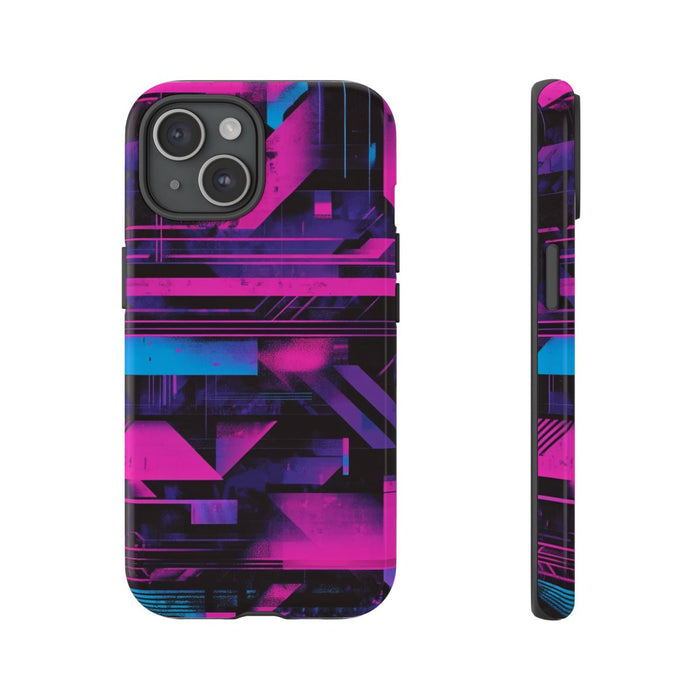 Neon Geometrisch Abstract Patroon