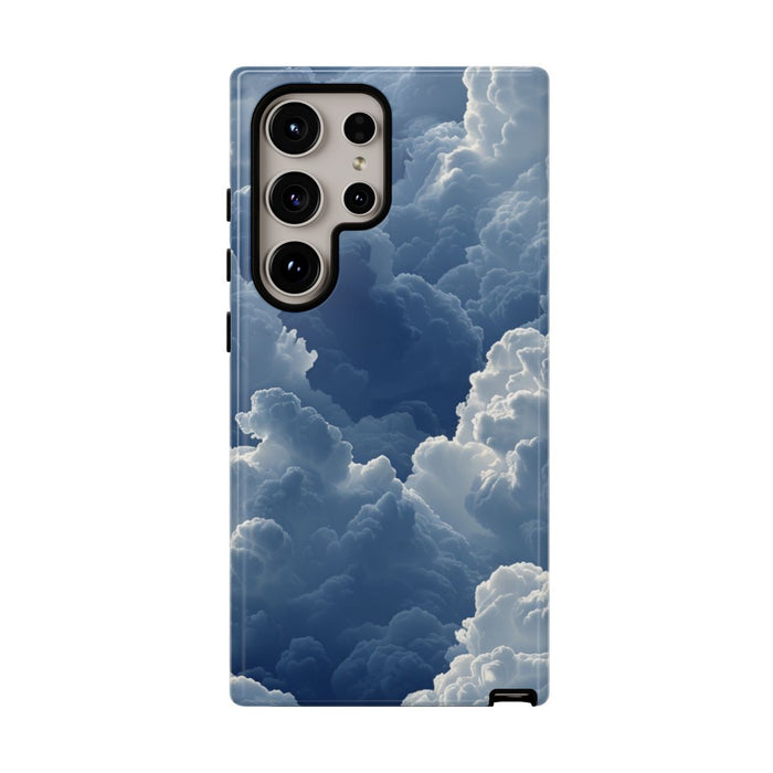 3D Blauw Wolkenpatroon