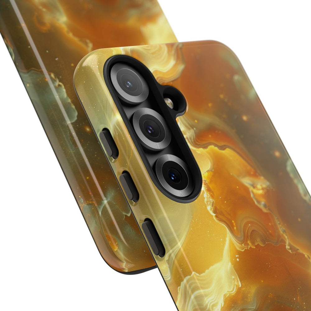 Gouden Nebula Abstract Design