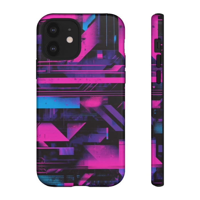 Neon Geometrisch Abstract Patroon