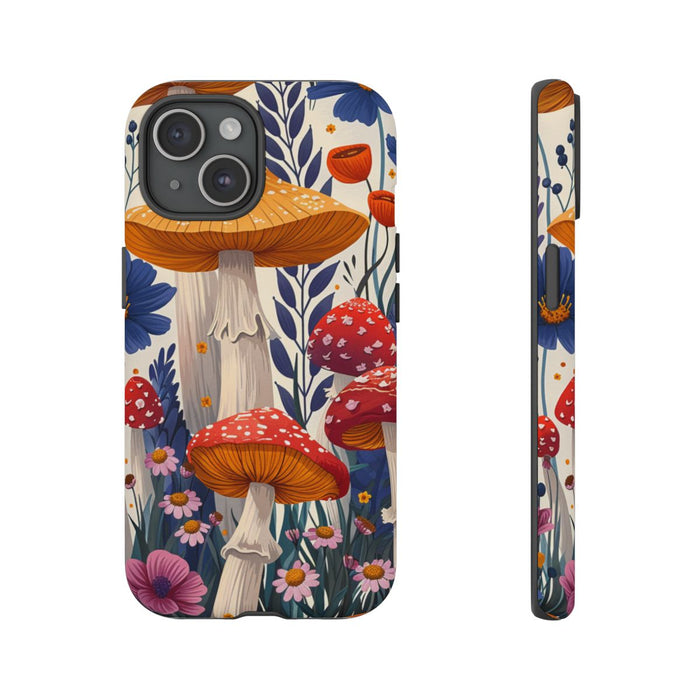 Vrolijke Paddenstoelen en Bloemen