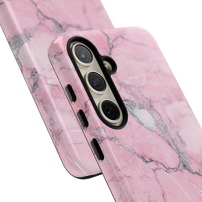 Roze Marmerstructuur met Glanzende Afwerking