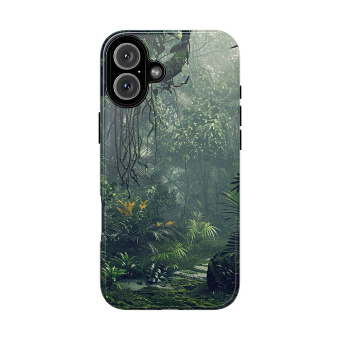 Dichtbegroeid Groen Junglepaden