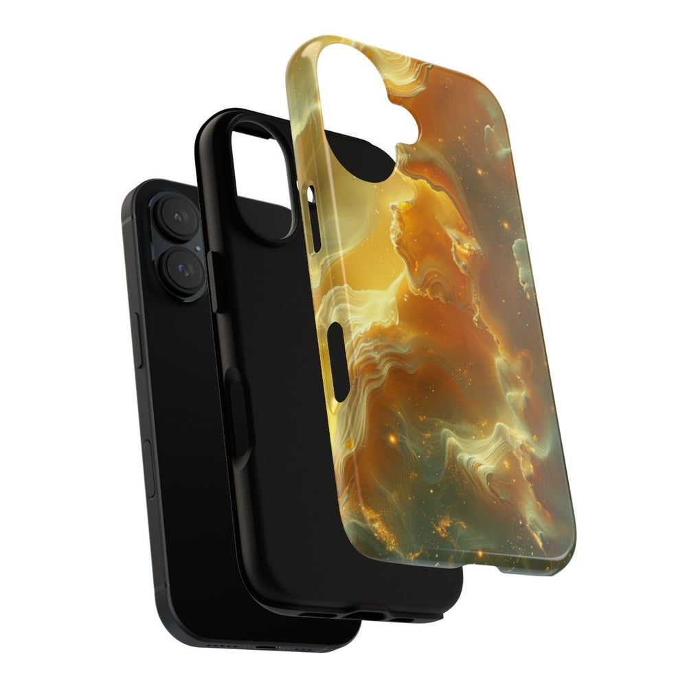 Gouden Nebula Abstract Design