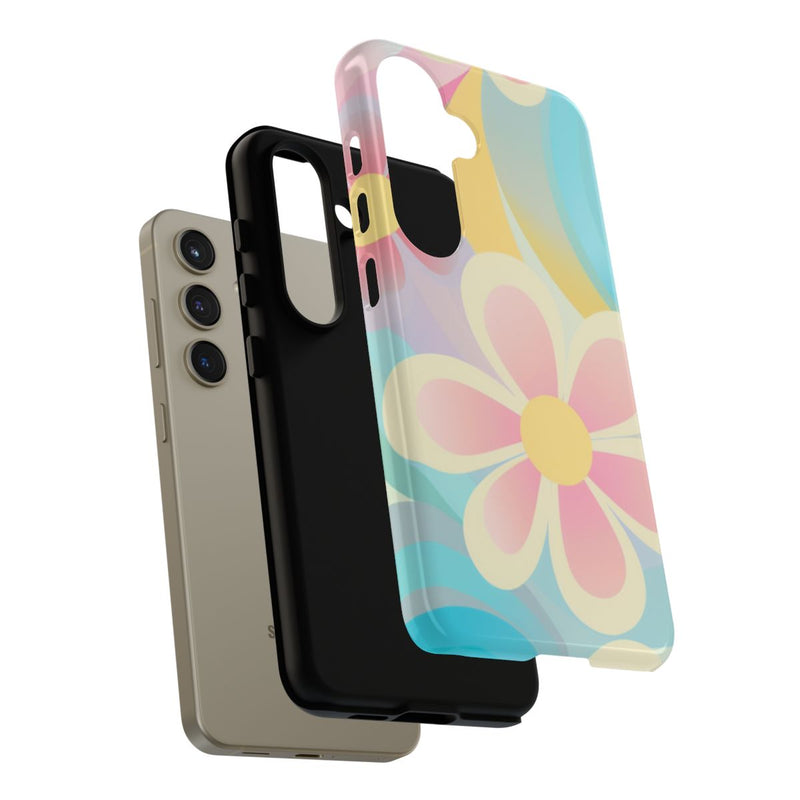 Pastel Groovy Bloemenpatroon