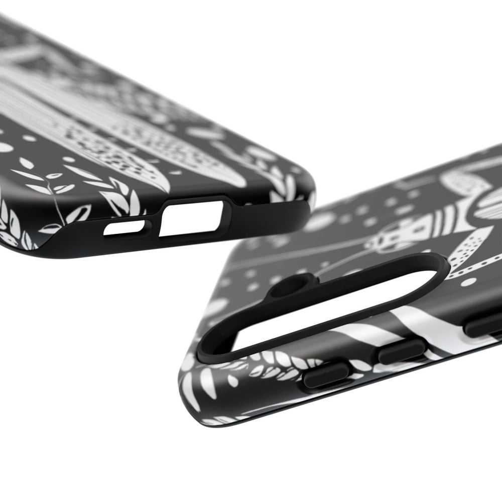 Zwart-Wit Sprinkhaan en Roggepatroon