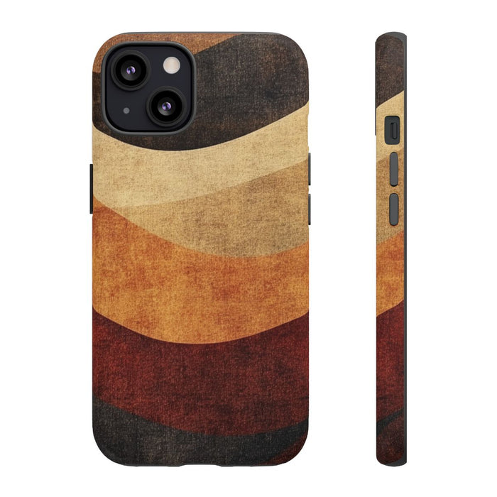 Warme Abstracte Golfpatronen