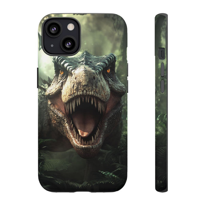 Realistische Dinosaurus in Junglelandschap