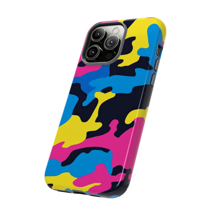 Neon Kleurrijk Camouflagepatroon
