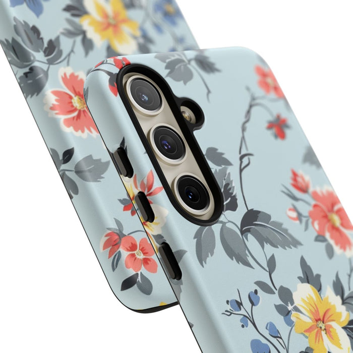 Vintage Bloemenpatroon in Pasteltinten