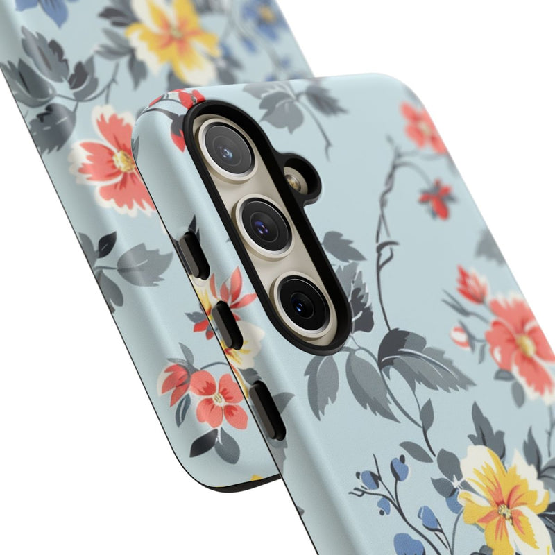 Vintage Bloemenpatroon in Pasteltinten