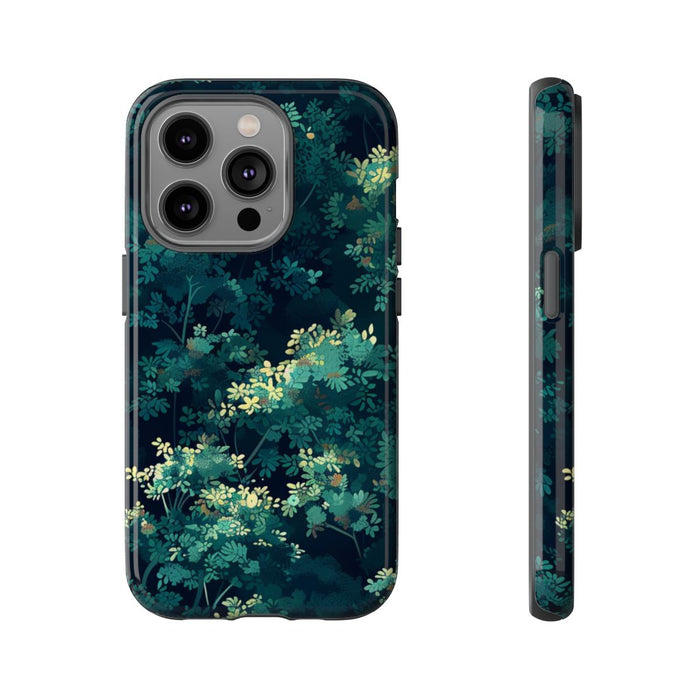 Donkergroen Bladerpatroon