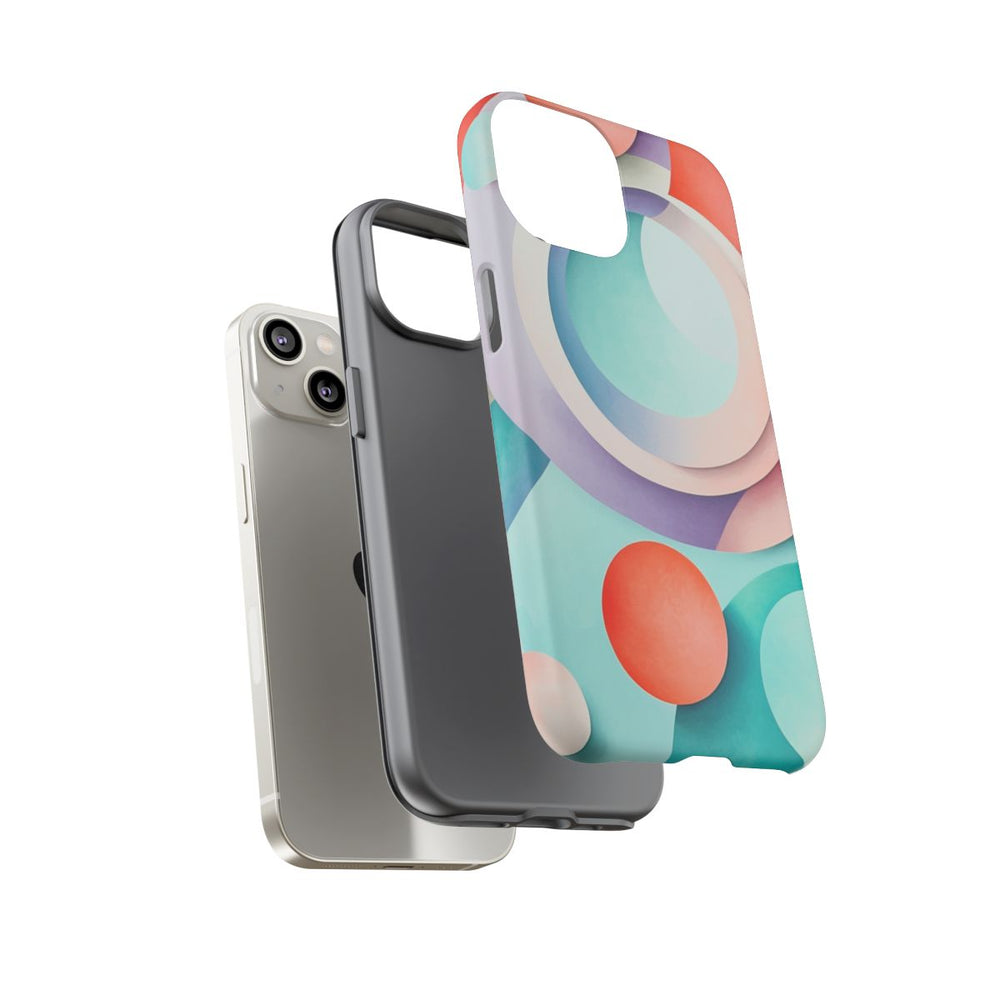 3D Pastel Cirkels Abstracte Kunst