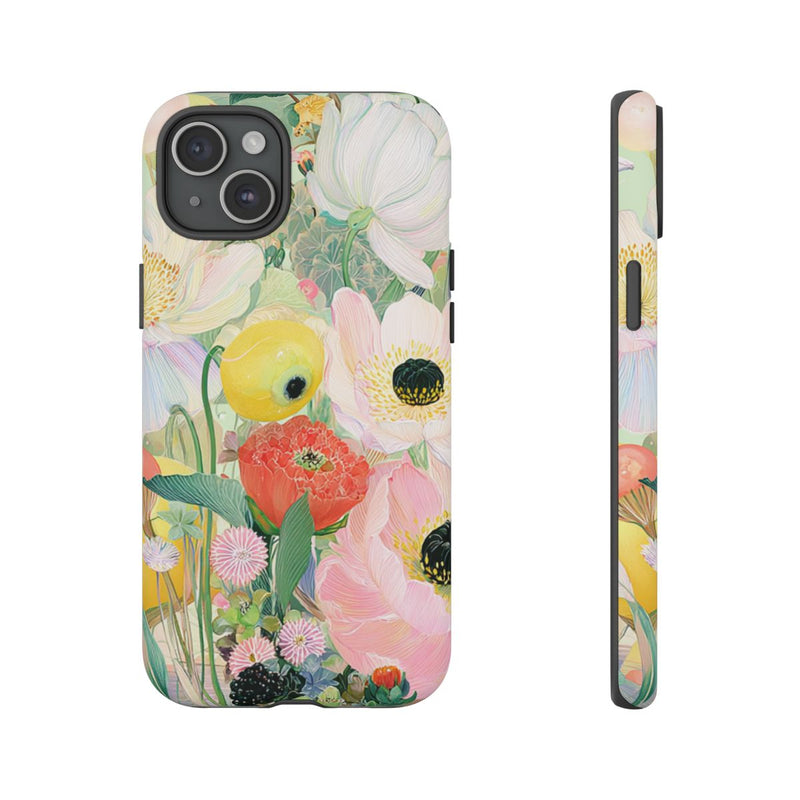 Lichte Pastelbloemen met Vogels