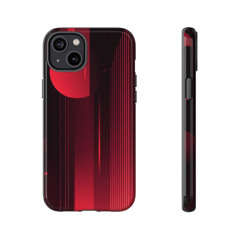 Abstract Rood Geometrisch Ontwerp