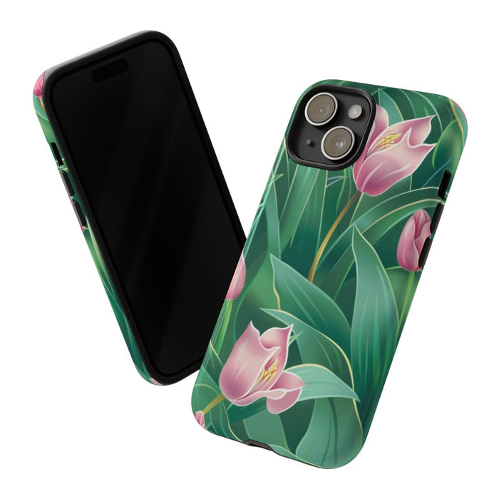 Roze Tulp Bloemenpatroon