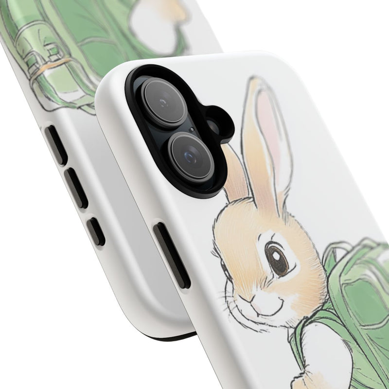 Lief Konijntje met Groene Rugzak