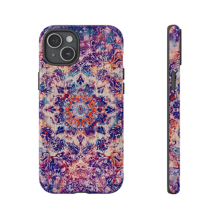 Gedetailleerd Psychedelisch Oosters Tapijtpatroon
