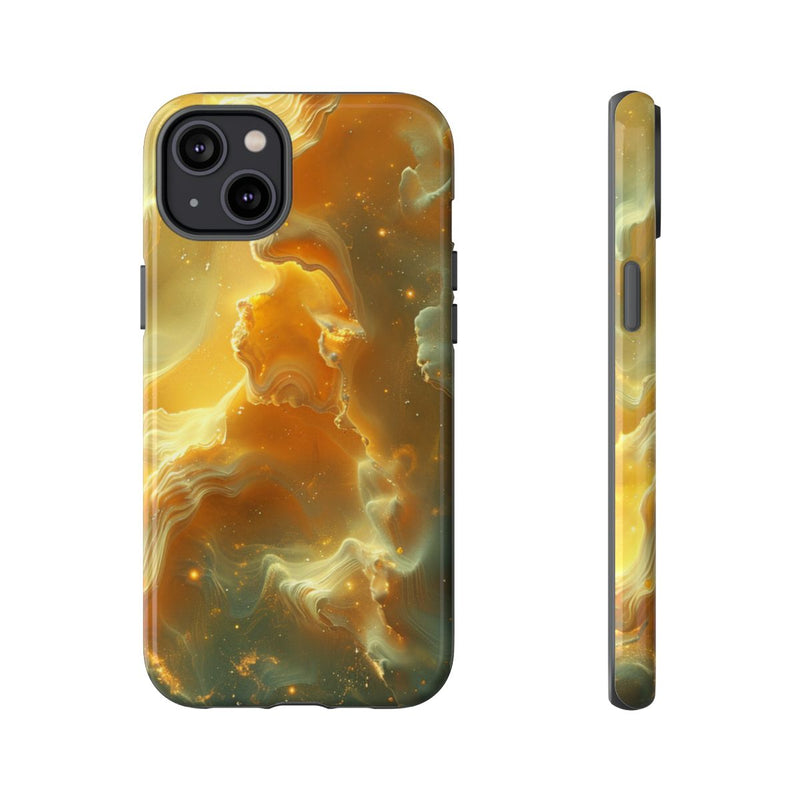 Gouden Nebula Abstract Design