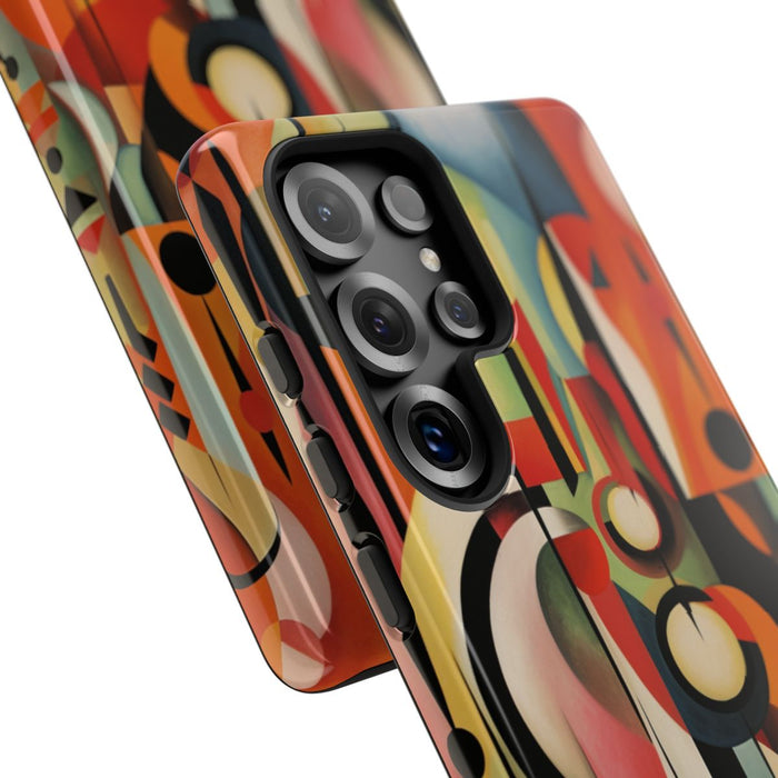 Abstracte Geometrische Vormen in Warme Kleuren