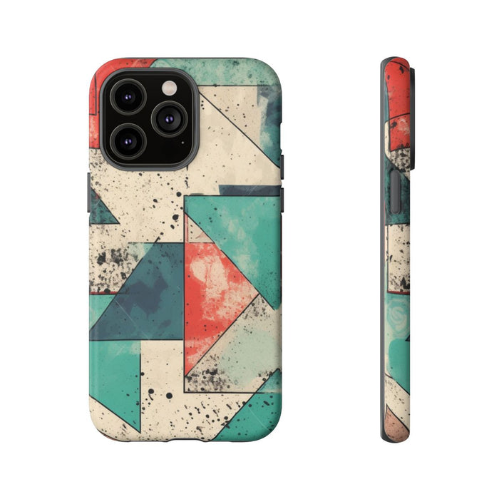 Abstract Geometrisch Patroon in Gedempte Kleuren