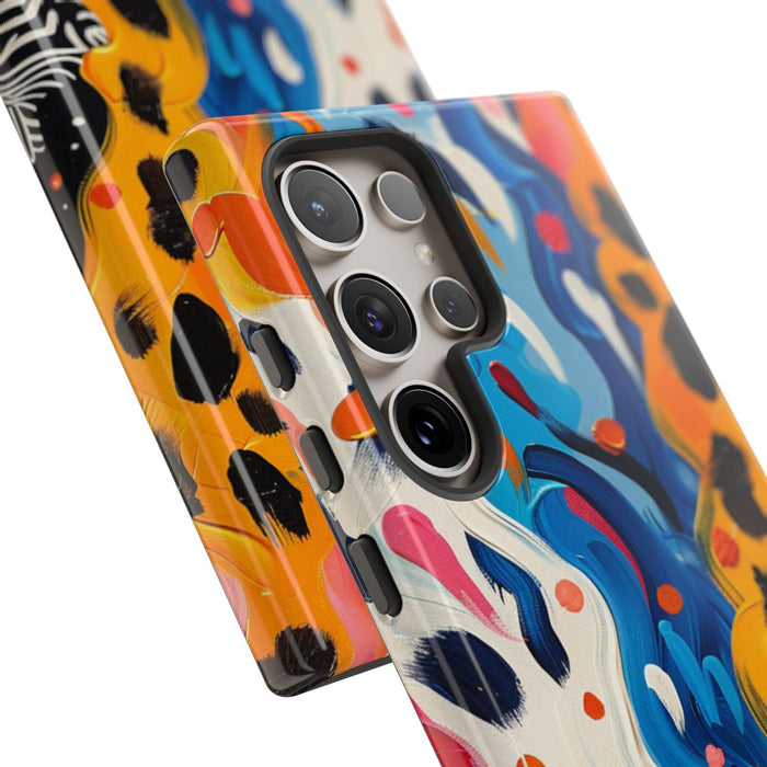 Abstract Kleurrijk Zebra Patroon