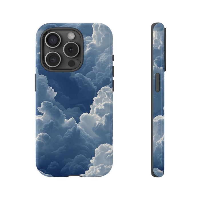 3D Blauw Wolkenpatroon