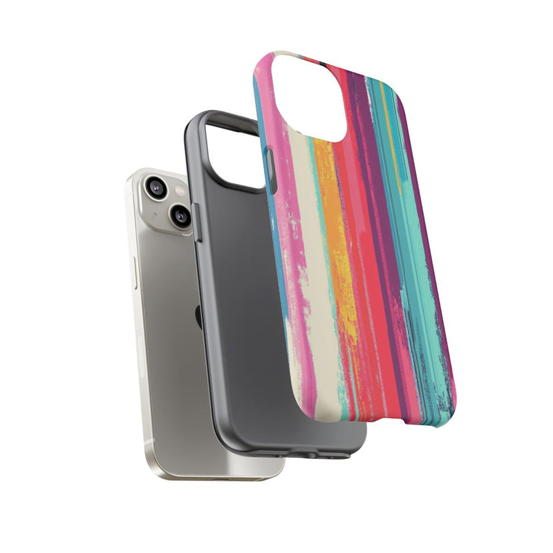 Levendige Verticale Strepen Abstracte Kunst