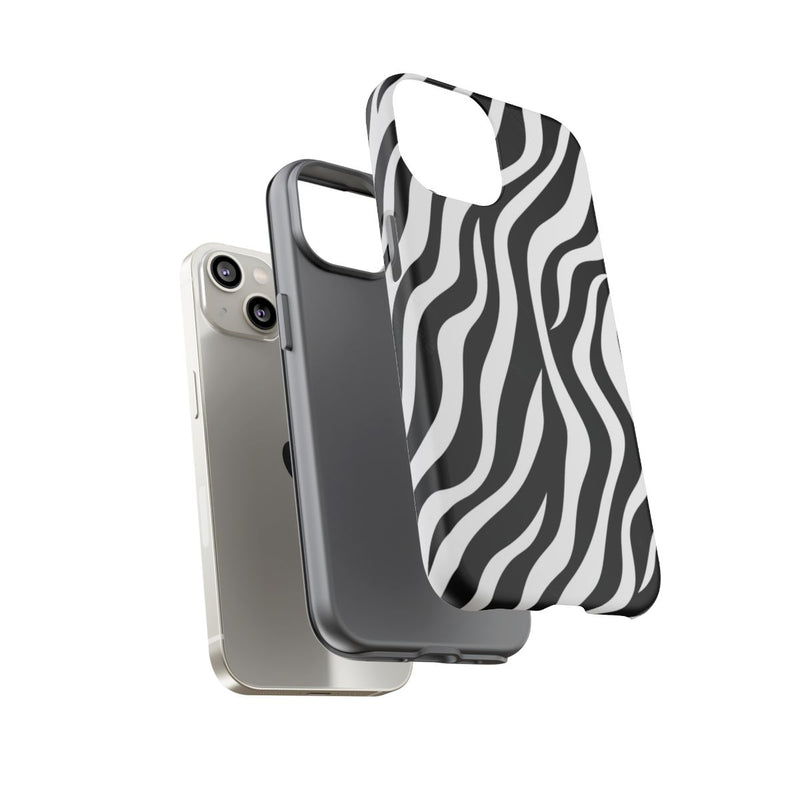 Zwart-Wit Zebra Strepenpatroon