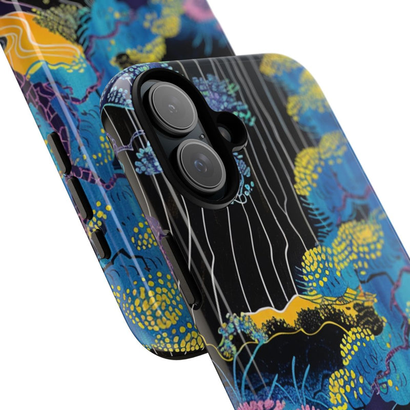 Kleurrijke Abstracte Bomen en Rivier