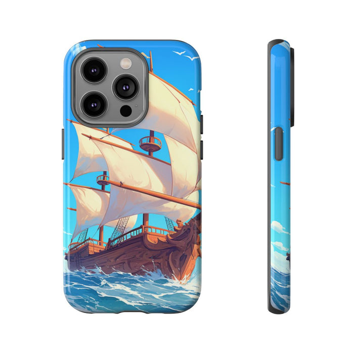 Zeilschip op Blauwe Oceaan