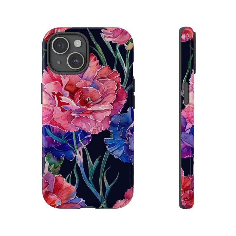 Aquarel Anjers Bloemenpatroon