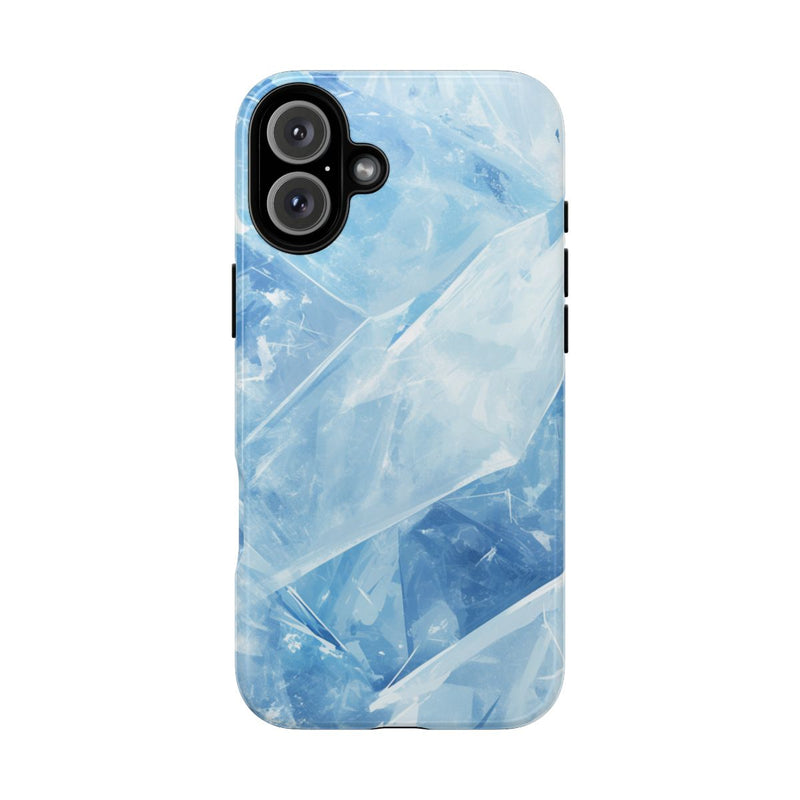 Blauwe IJstextuur