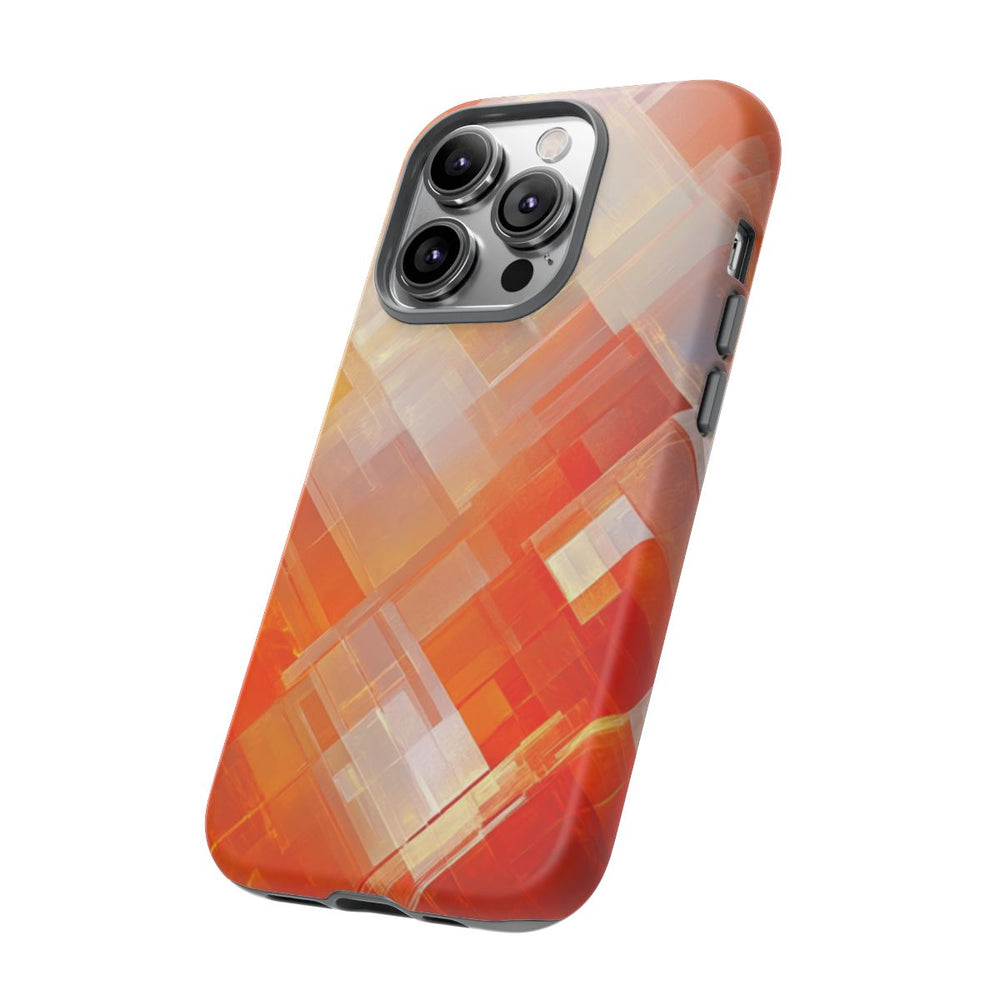 Abstract Geometrisch Oranje Patroon