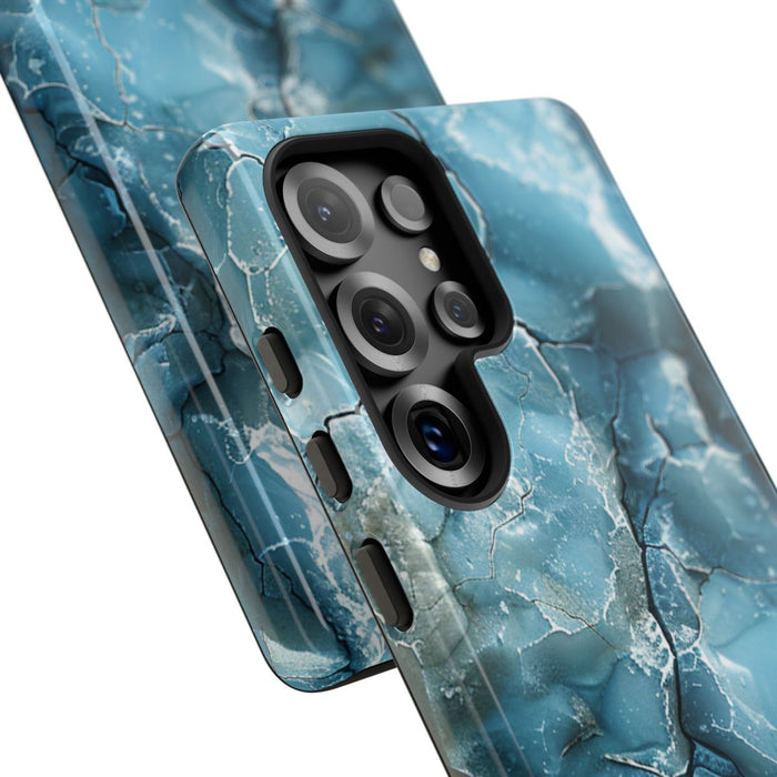 IJzige Fractalstructuur met Grunge