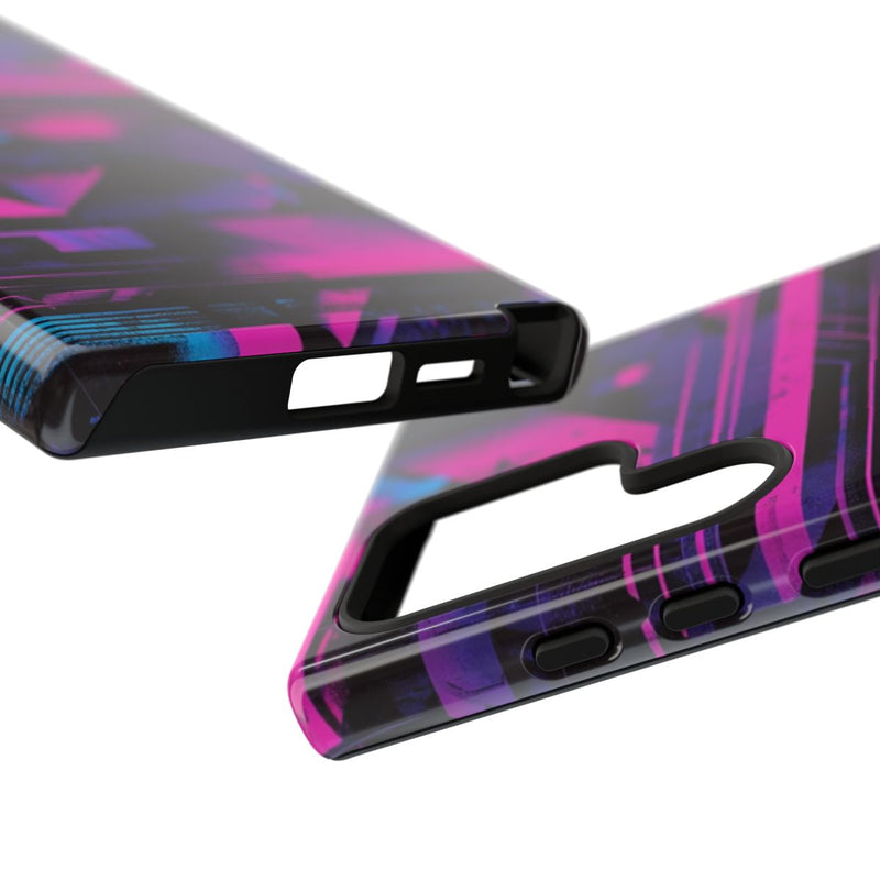 Neon Geometrisch Abstract Patroon
