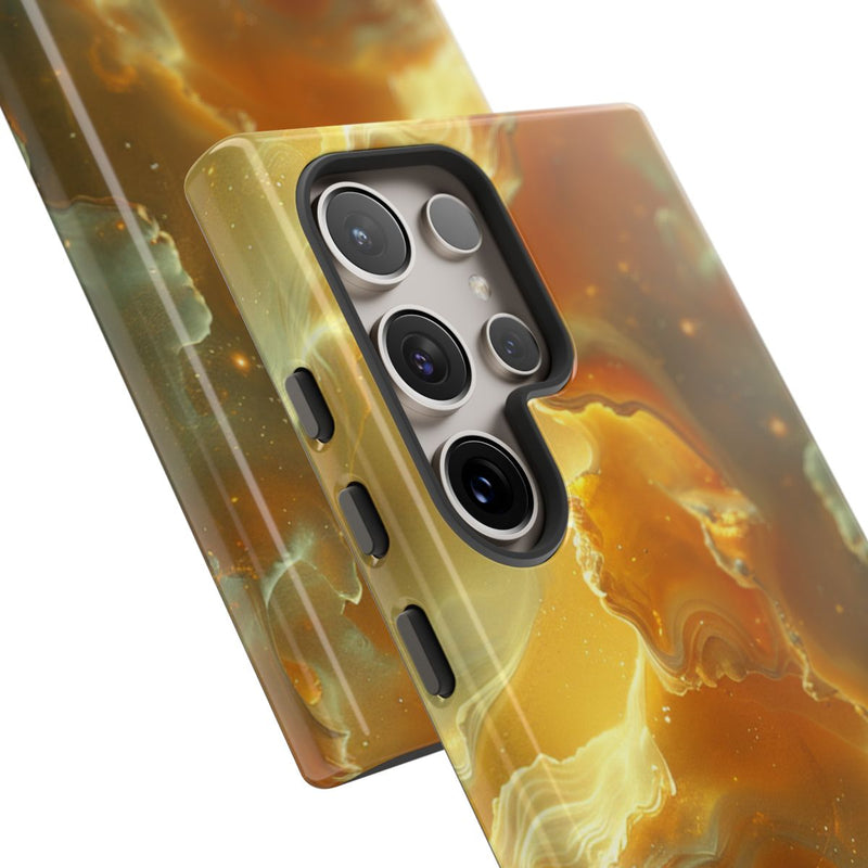 Gouden Nebula Abstract Design