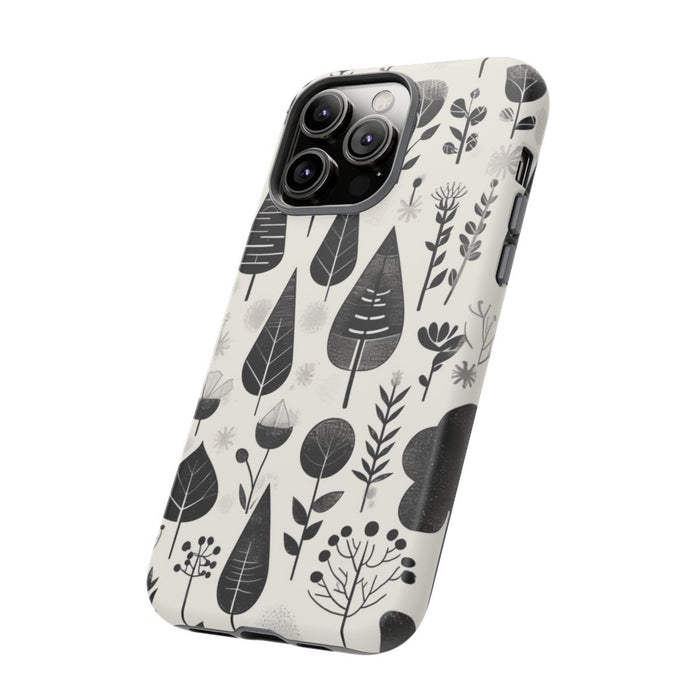 Monochroom Botanisch Patroon
