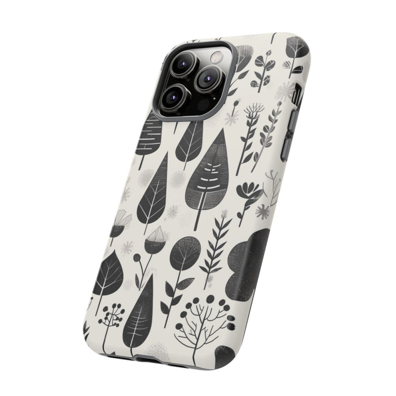 Monochroom Botanisch Patroon