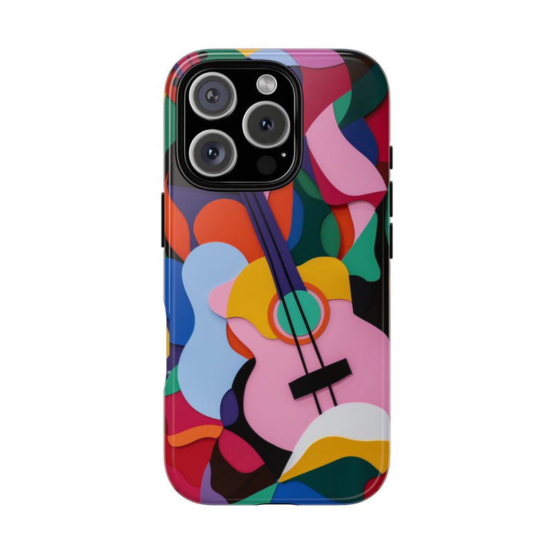 Kleurrijke Abstracte Gitaar