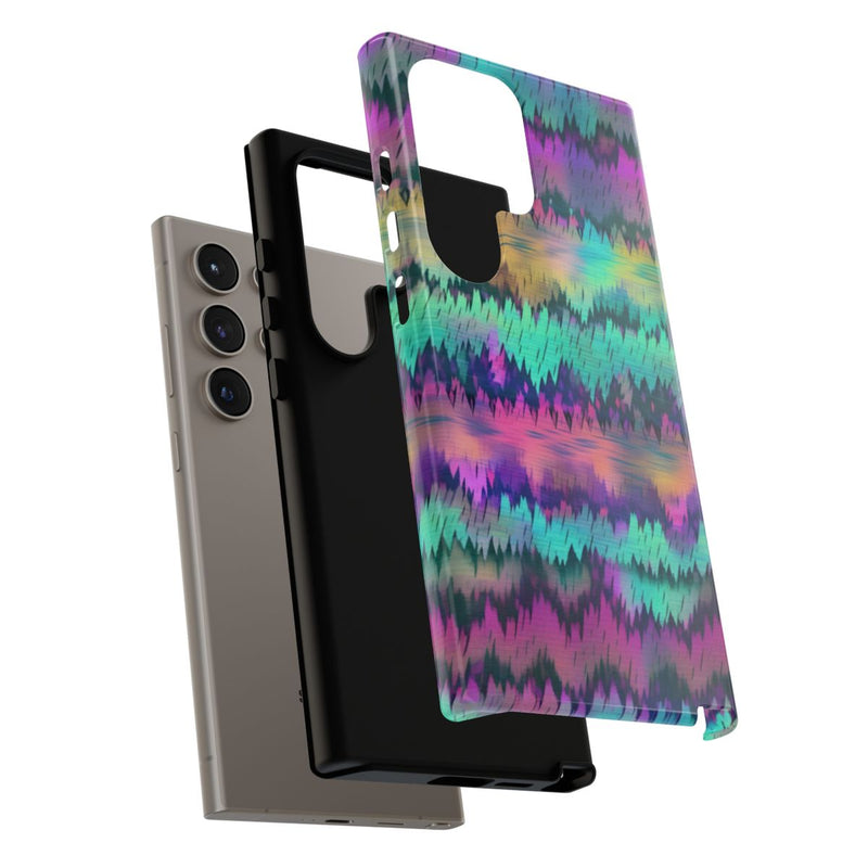 Kleurrijk Glitch Patroon Abstract Design