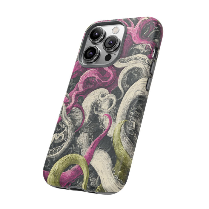 Gedetailleerd Tentakelpatroon met Wervelende Swirls