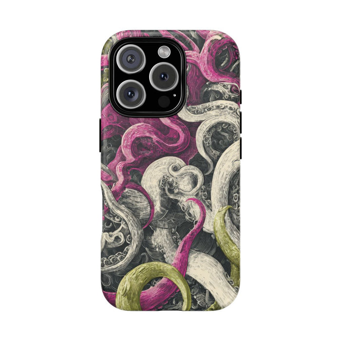 Gedetailleerd Tentakelpatroon met Wervelende Swirls