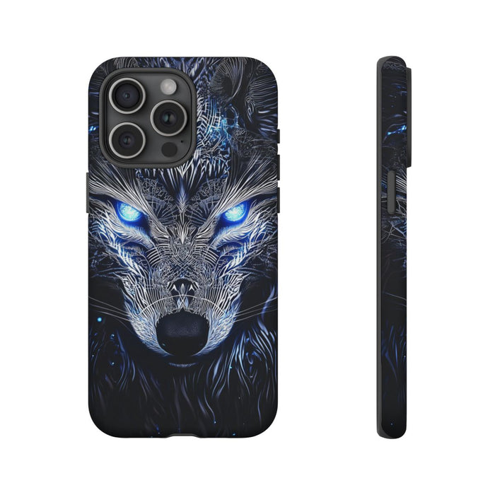 Majestueuze Wolf met Gloeiende Patronen