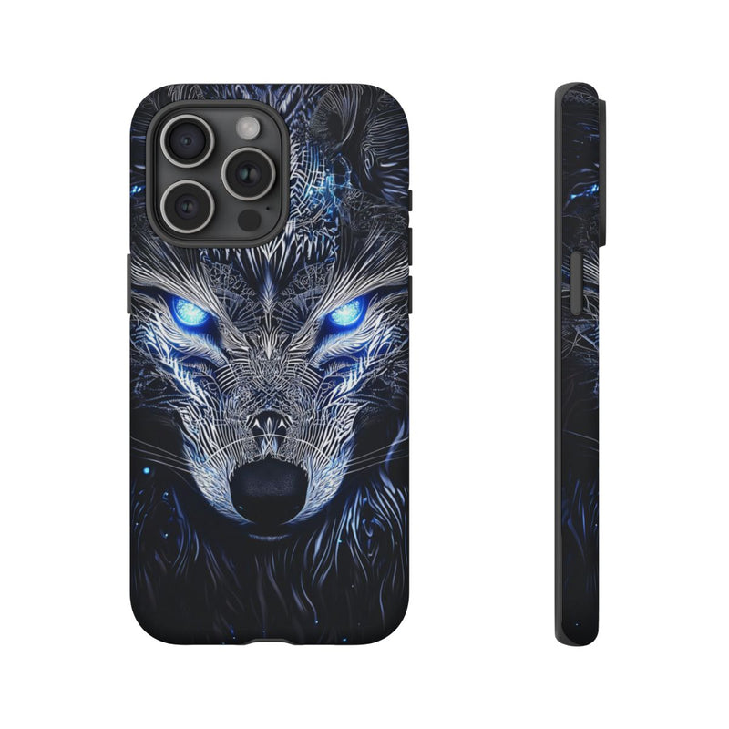 Majestueuze Wolf met Gloeiende Patronen