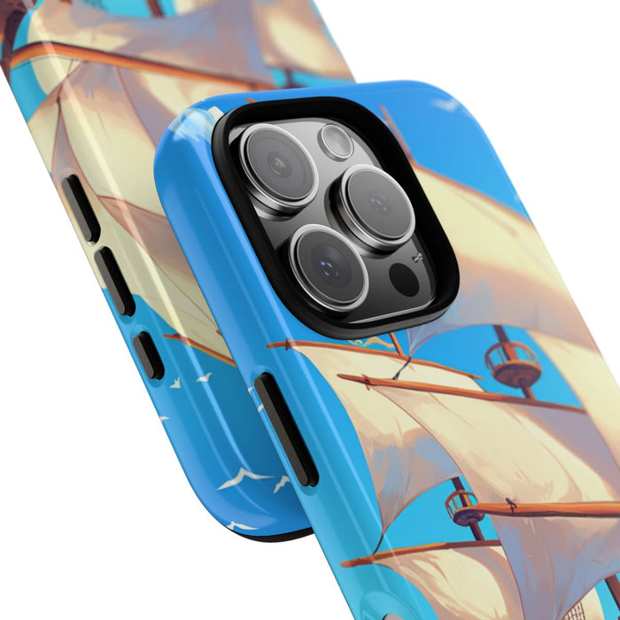 Zeilschip op Blauwe Oceaan