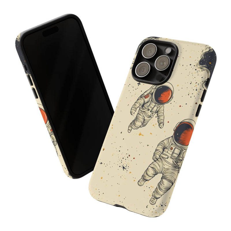 Kleine Astronauten in Ruimtepatroon